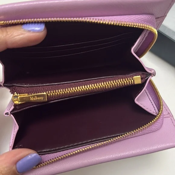 Pink Mulberry Wallet - Picture 4 of 5